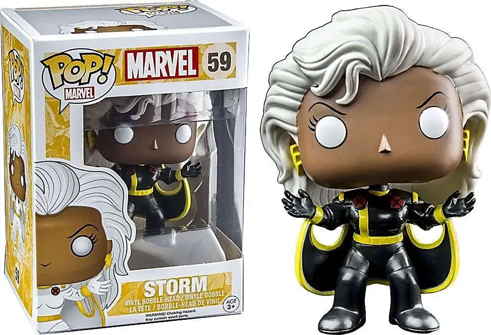 Funko POP! Marvel Storm Exclusive Vinyl Bobble Head #59 [Black Suit, Damaged Package]