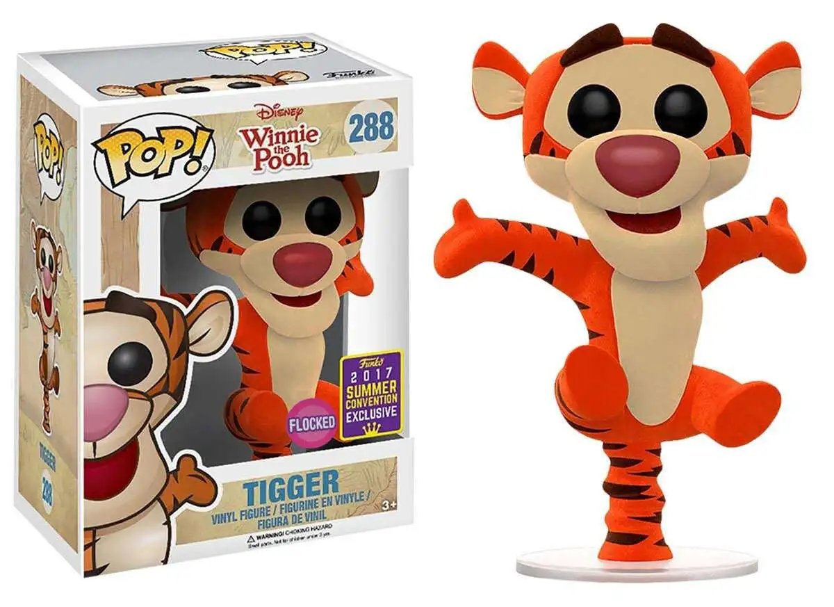 Funko Winnie the Pooh POP! Disney Tigger Exclusive Vinyl Figure #288 [Flocked]