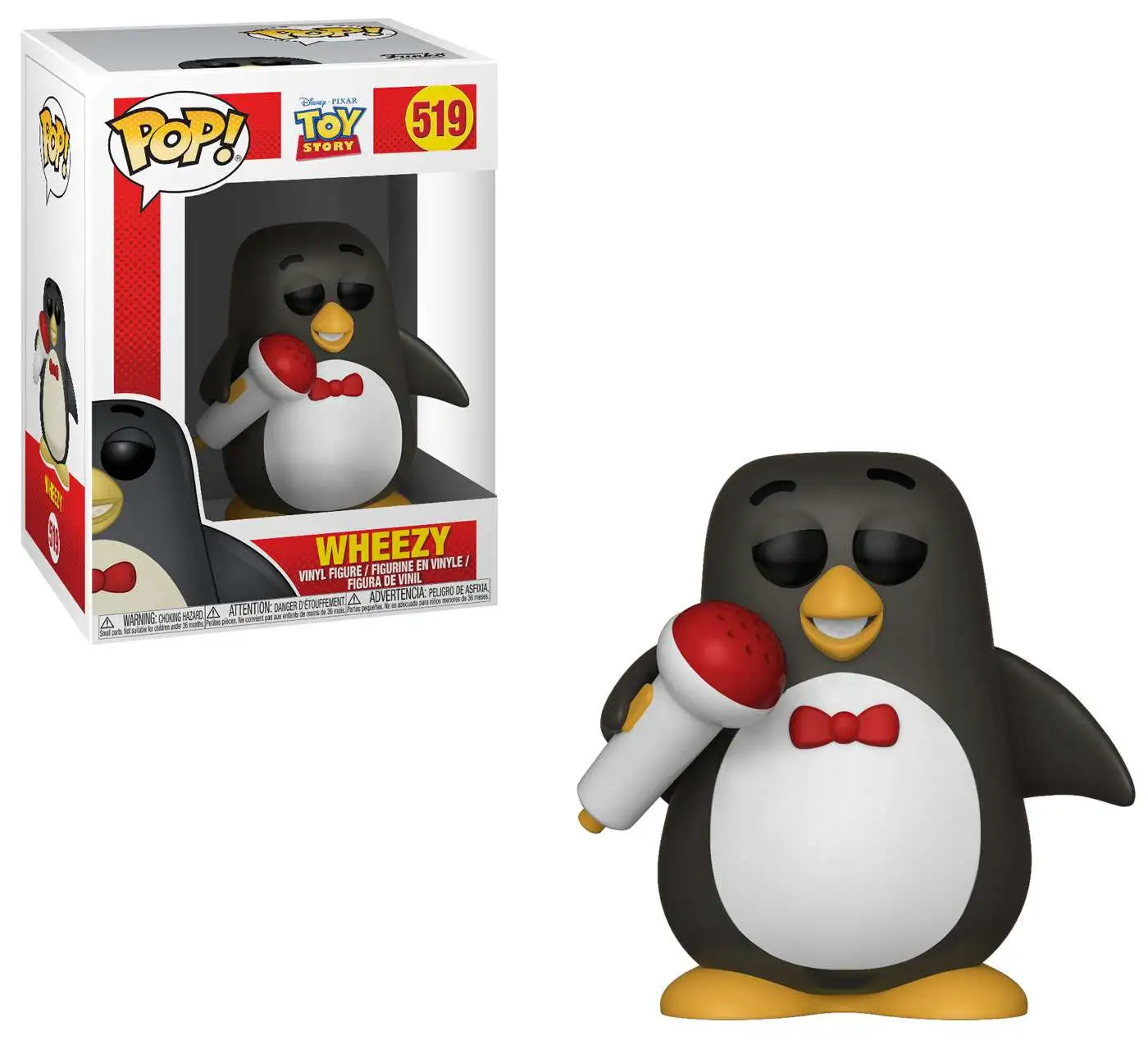 Wheezy Penguin Pinguin Toy Story Pixar POP Disney #519 Vinyl Figur Funko 