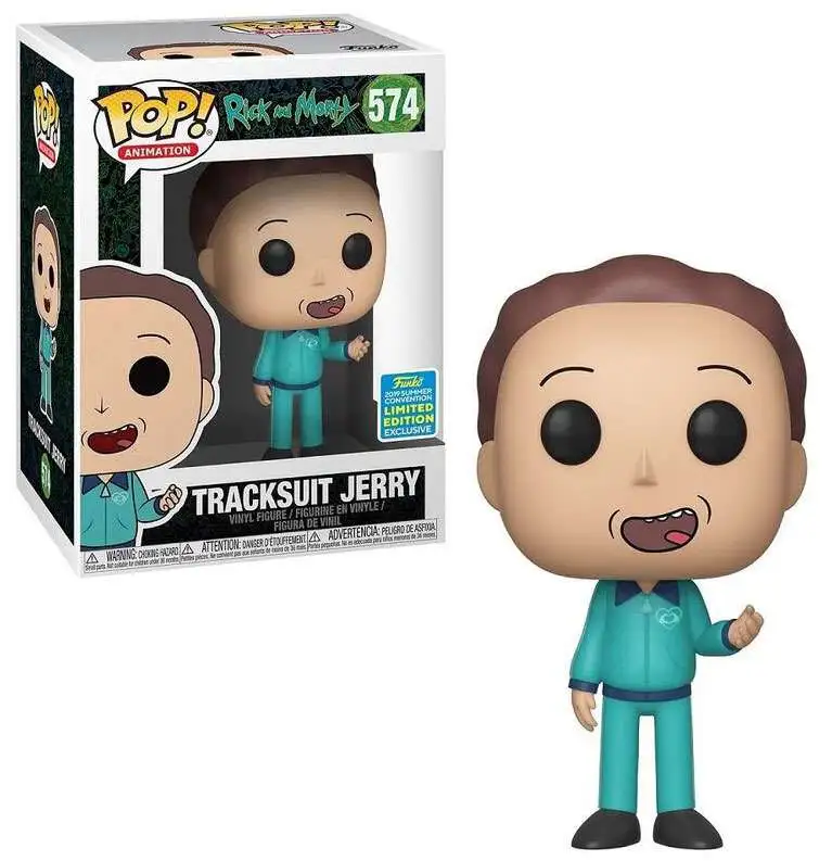 Funko Rick & Morty POP! Animation Tracksuit Jerry Exclusive Vinyl Figure #574