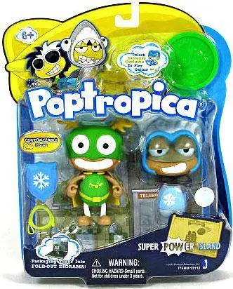 Poptropica Super Power Island 3-Inch Mini Figure 2-Pack [Damaged Package]