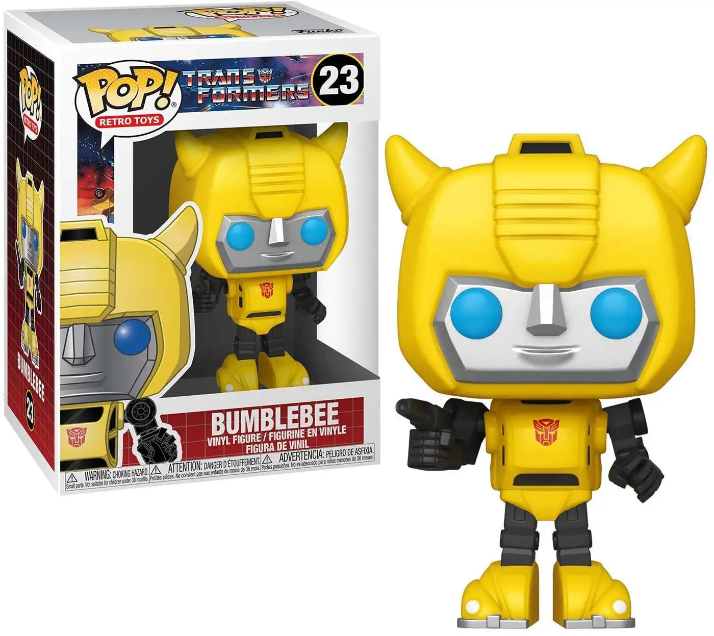 Funko Transformers Pop Retro Toys Bumblebee Vinyl Figure Toywiz