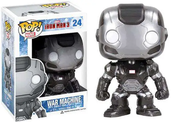 READ Funko Iron Man 3 WAR MACHINE pop Wacky Wobbler Bobble Head Figure New 