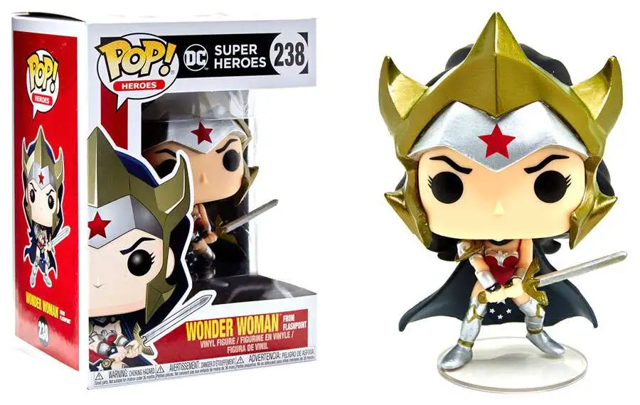 Funko DC POP! Heroes Wonder Woman Exclusive Vinyl Figure #238 [Flashpoint, Damaged Package]