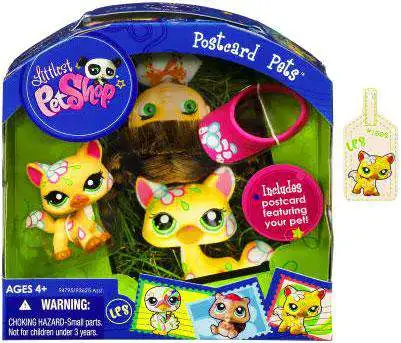Littlest Pet Shop Postcard Pets Series 6 Cat Figure