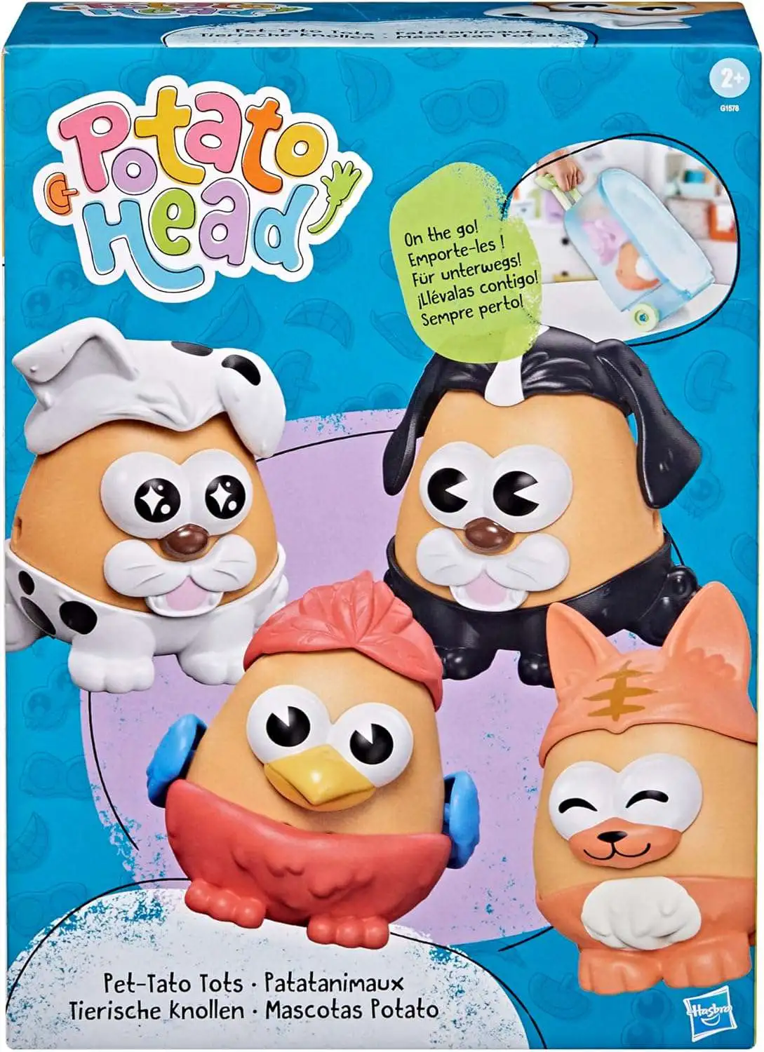 Mr. Potato Head Pet-Tatos Exclusive 3-Inch Figure 4-Pack [31 Accessories!]