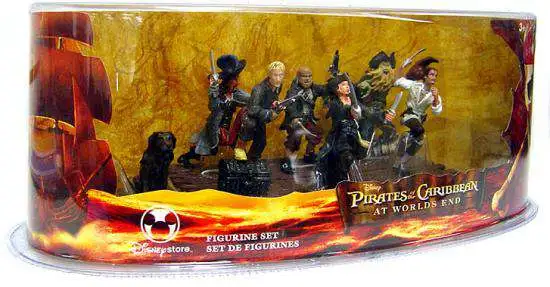 Disney Pirates of the Caribbean At World's End Figurine Set Exclusive PVC Figures