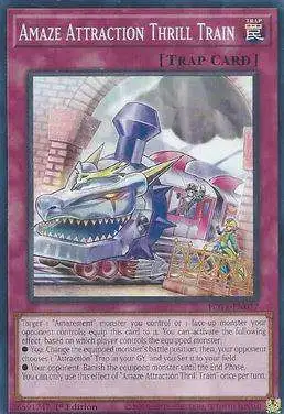 YuGiOh Power of the Elements Common Amaze Attraction Thrill Train POTE-EN077