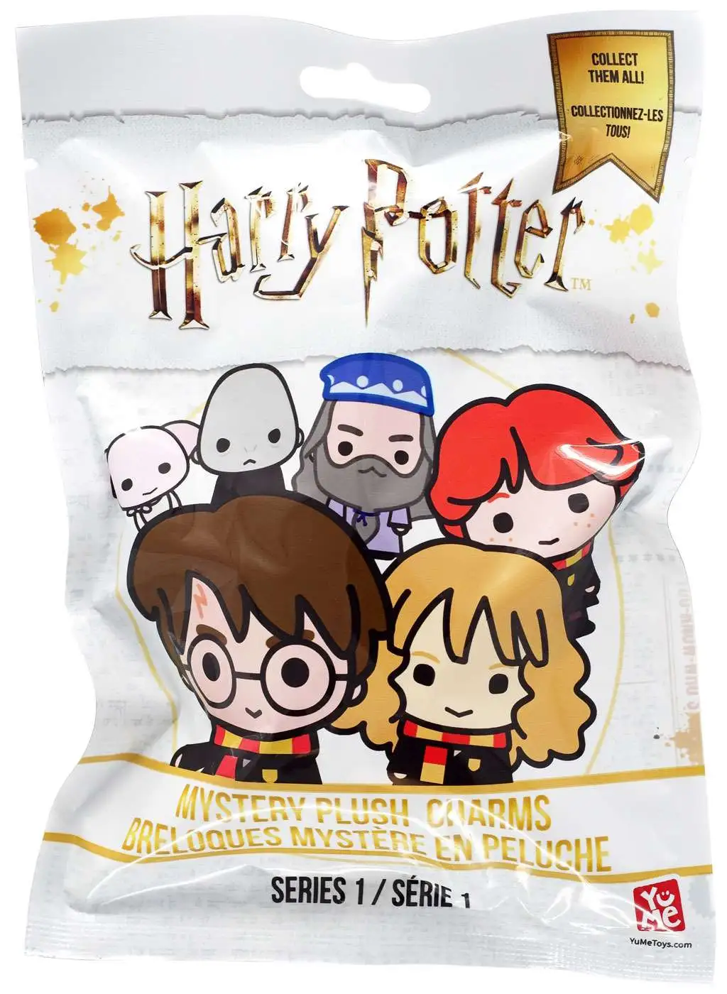 Harry Potter Plush Charms Series 1 4 Mystery Pack 1 RANDOM Figure YuMe Toys  - ToyWiz