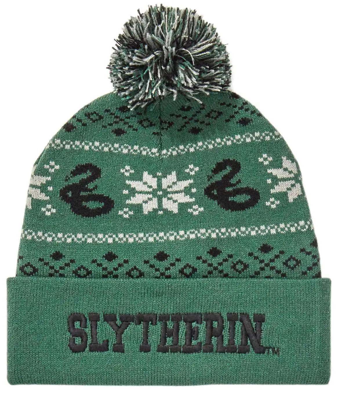 Harry Potter Slytherin Pom Beanie Hat