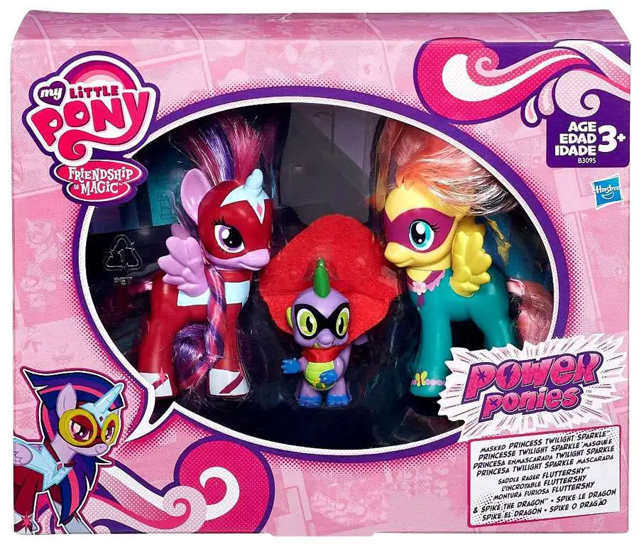 My Little Pony Friendship is Magic Power Ponies Exclusive Figure 3-Pack