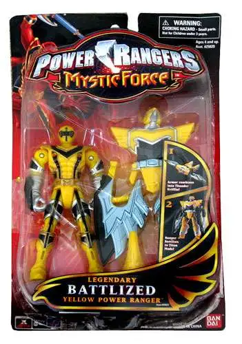 Power Rangers Mystic Force Legendary Battlized Yellow Power Ranger Action Figure [Damaged Package]