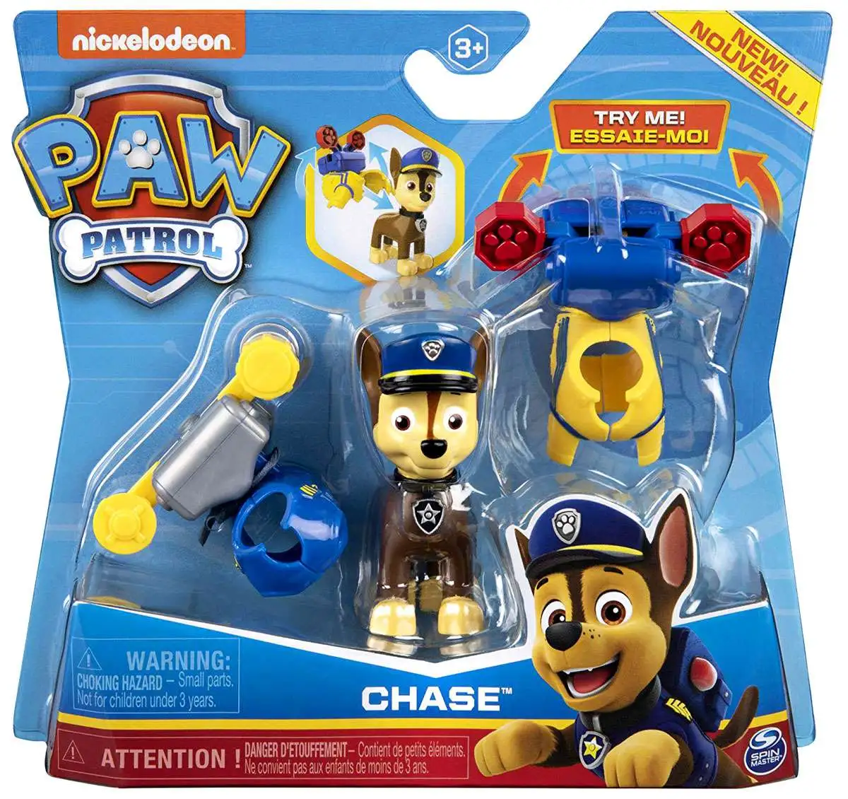 Paw Patrol- Pat Patrouille Collection Sac à Dos à Clipser et 2 proj