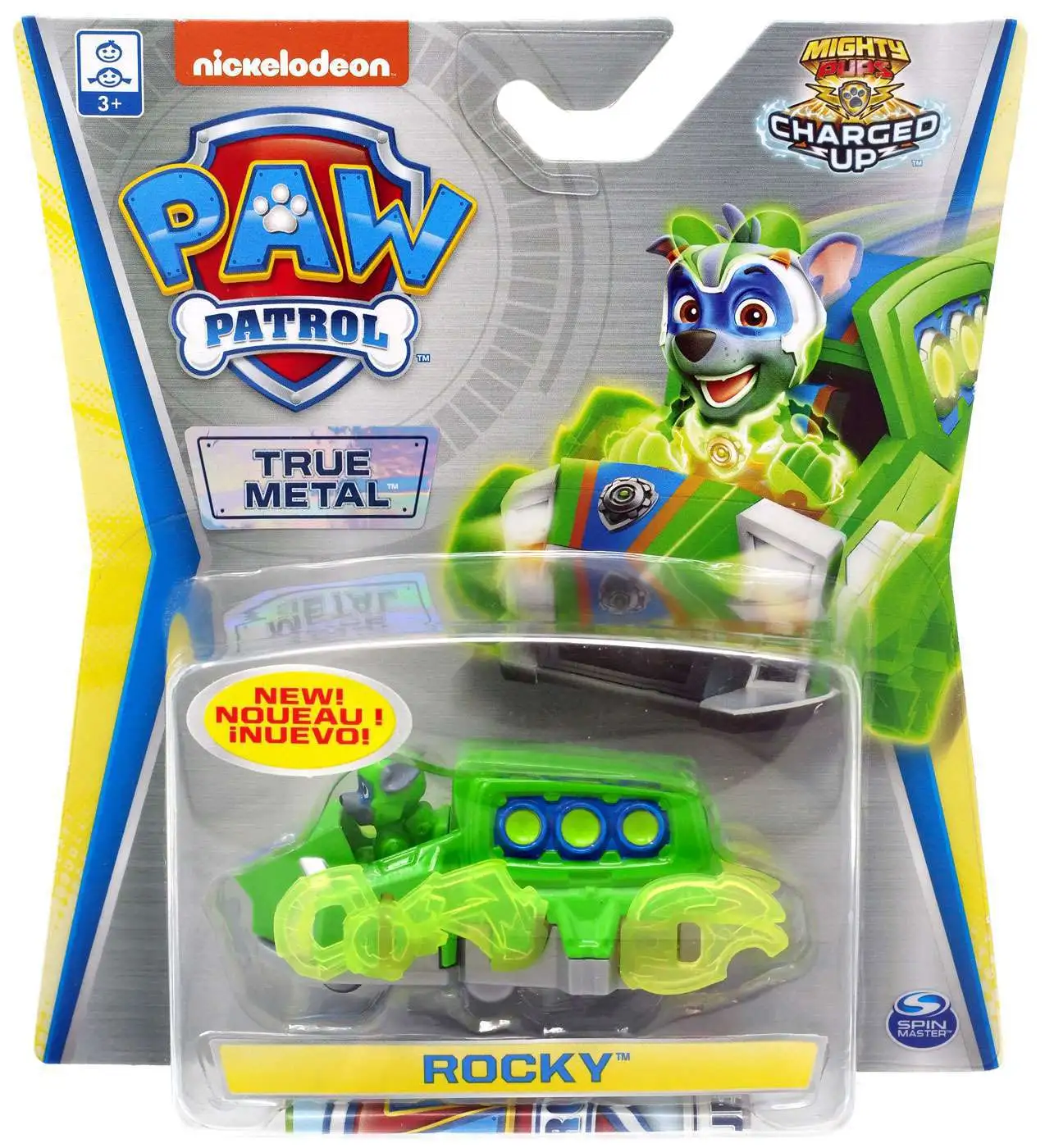 RARE NICKELODEON PAW PATROL *TRACKER* MIGHTY PUPS SUPER PAWS WITH POSTER NEW 