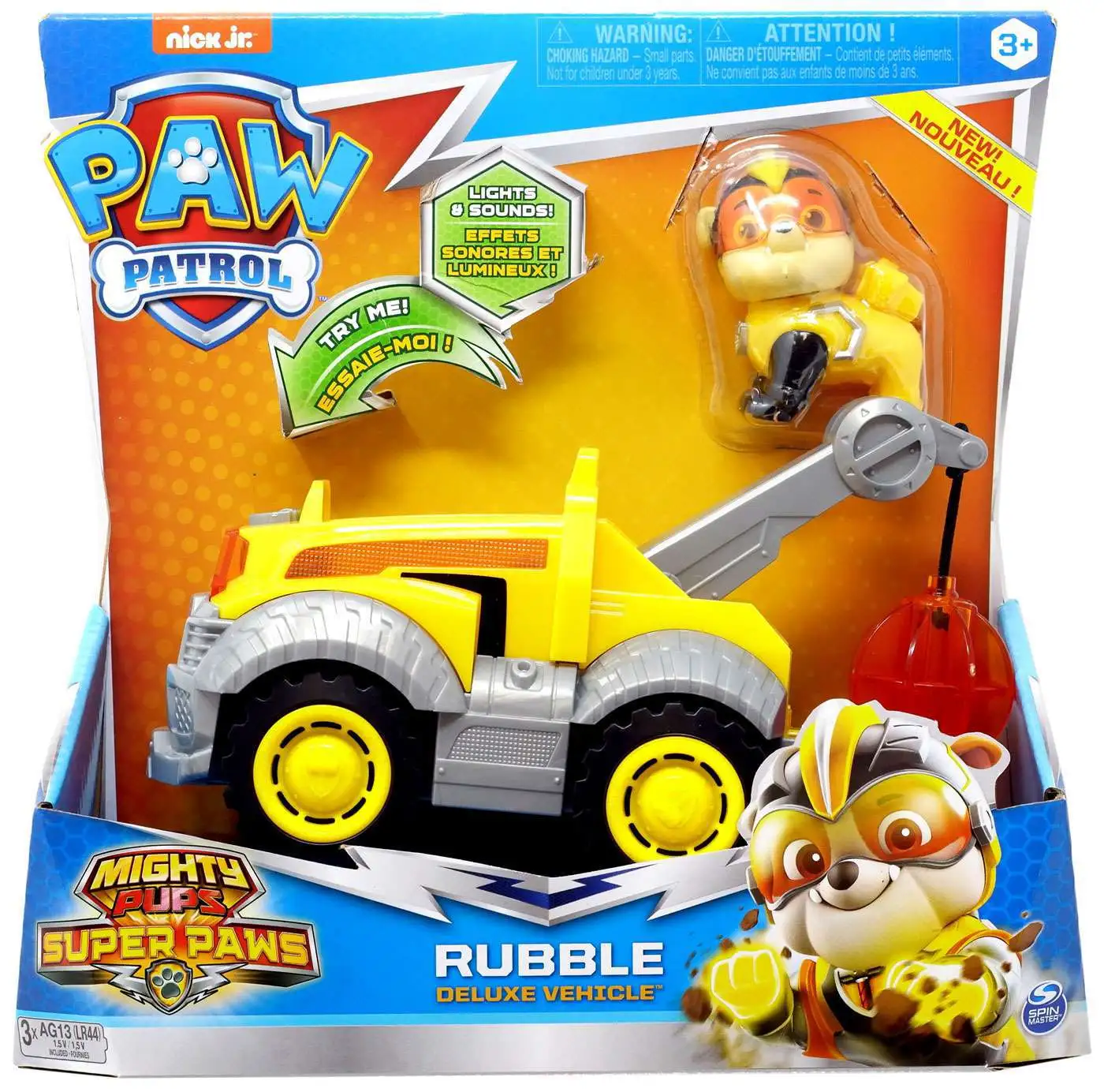 NEW Paw Patrol Mighty Pups Super Paws Chase or Skye & Deluxe Your Choice 