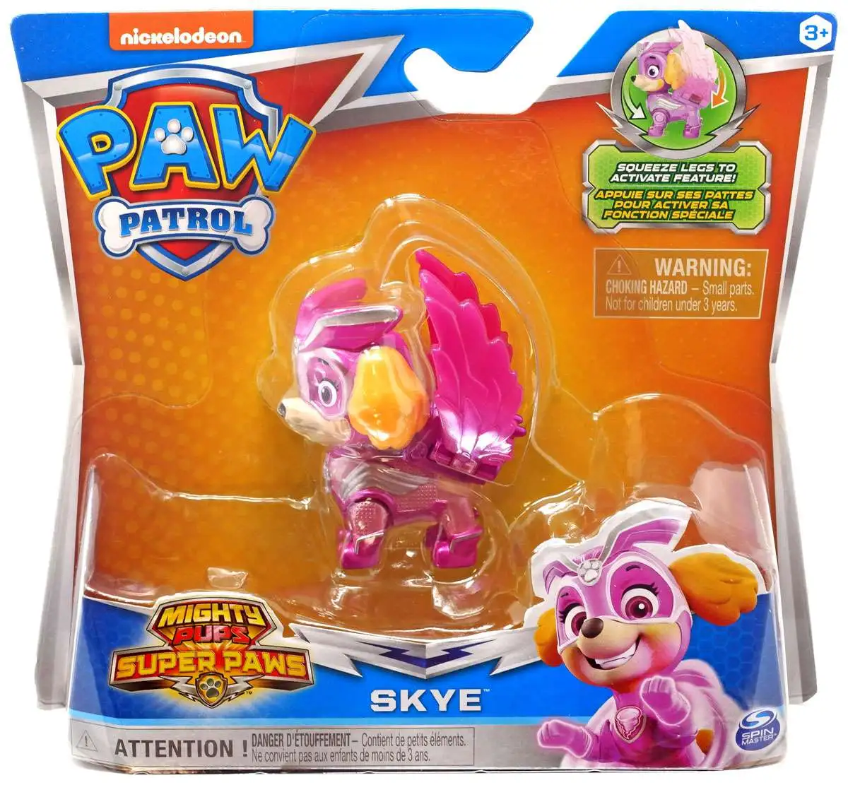 Nickelodeon Paw Patrol Mighty Pups Super Paws Skye "NEW" 