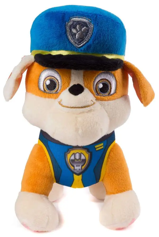Paw Patrol Ultimate Rescue Police Rubble Plush Blue Spin Master - ToyWiz
