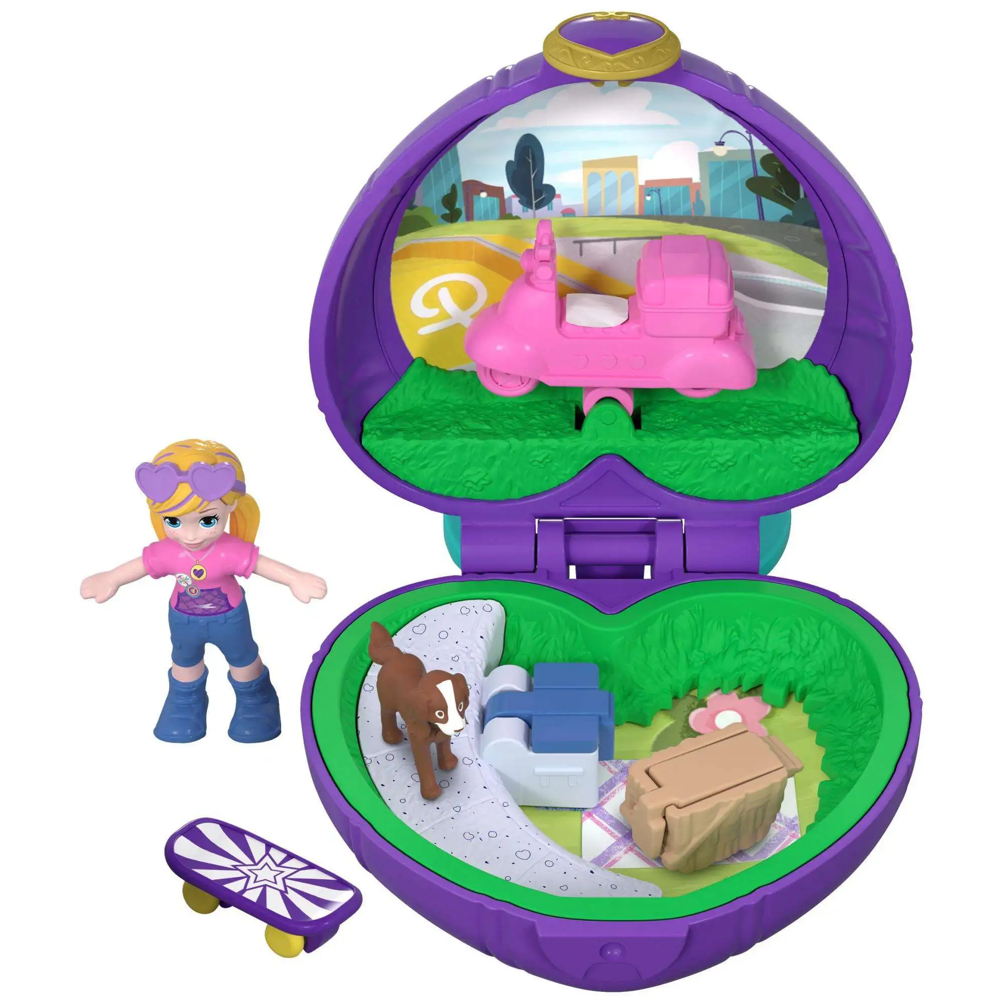 Polly Pocket Tiny World Picnic with Polly Peaches Playset World 1 Mattel  Toys - ToyWiz