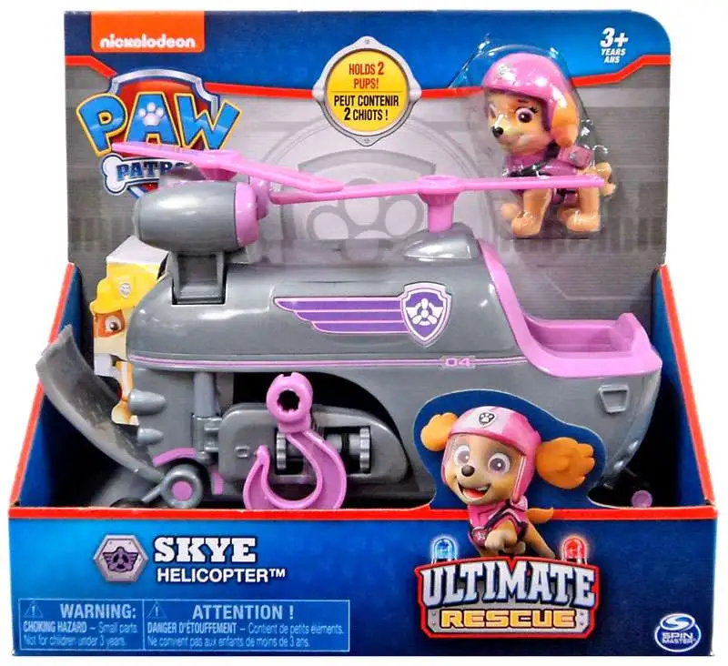 Paw Patrol Rescue Ultimate Helicopter Skye Marshall Figure Set Brand New Kids 