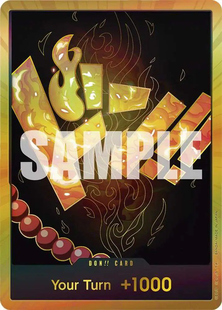 One Piece Trading Card Game Premium Booster DON!! DON!! Card - Ace [Gold]