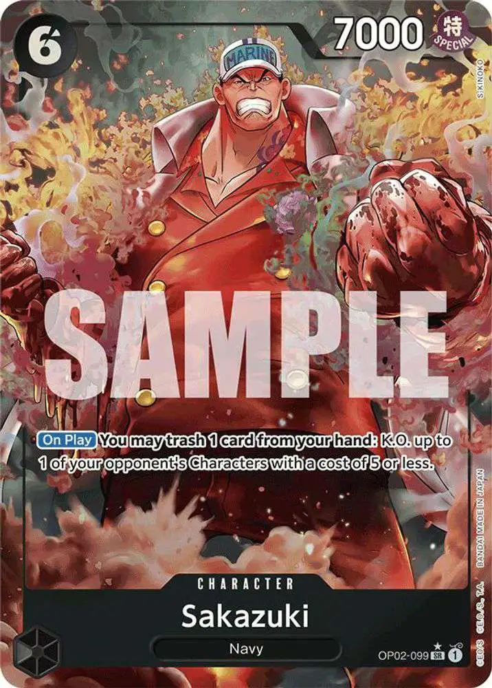 PSA 10 ~ Sakazuki OP05-041 Japanese LEADER ALTERNATE ART One