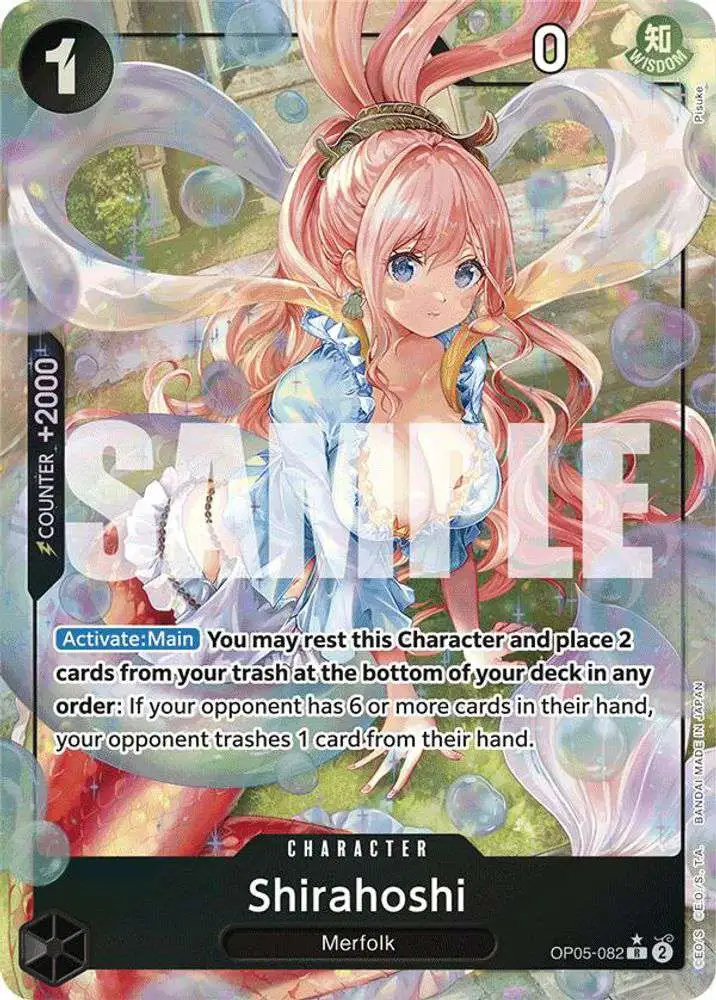 one piece card game shirahoshi OP03-116 UC Pirate Flag Foil apanese TCG Memorial Collection Singles Green/Yellow) Shirahoshi − FEATURE｜ONE PIECE