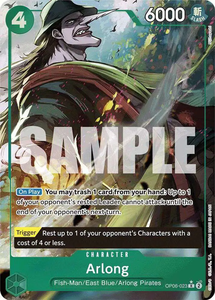 one piece tcg arlong deck Green/Yellow) Arlong  FEATUREONE PIECE CARD GAME