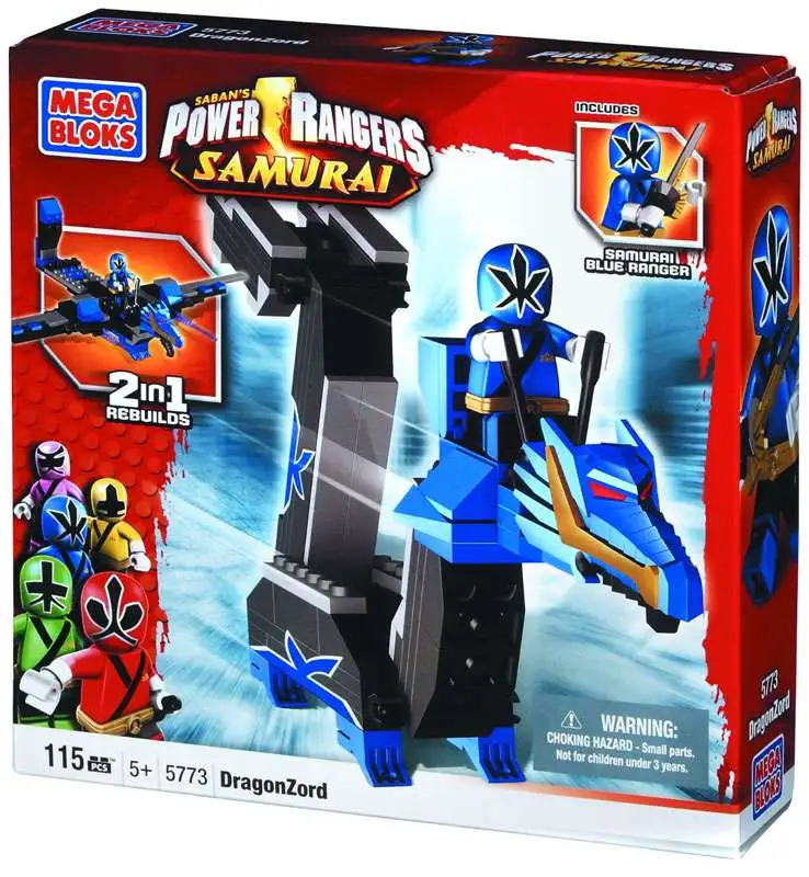Samurai Blind Bag Samurai Blue Ranger 2011 Mega Bloks Power Rangers 