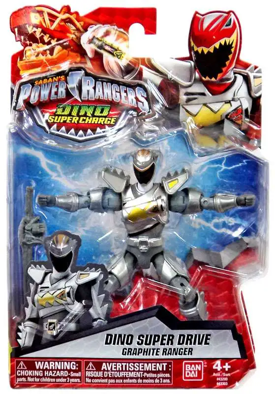 Power Rangers Dino Super Charge Dino Super Drive Graphite Ranger Action Figure