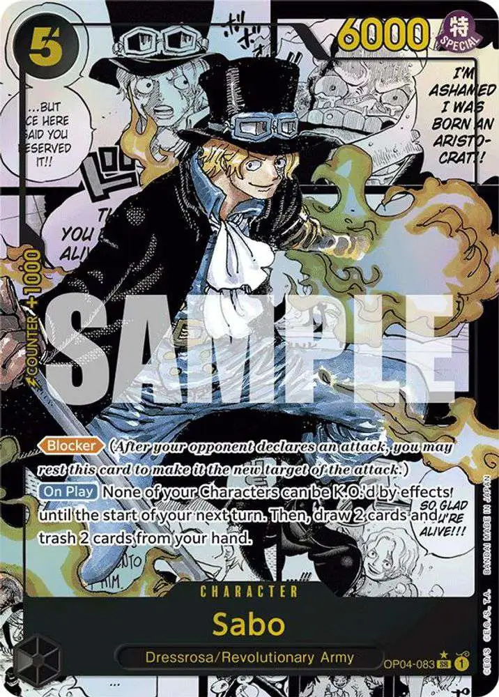 Sabo OP04-083 SR Kingdoms of Intrigue - ONE PIECE Card Game