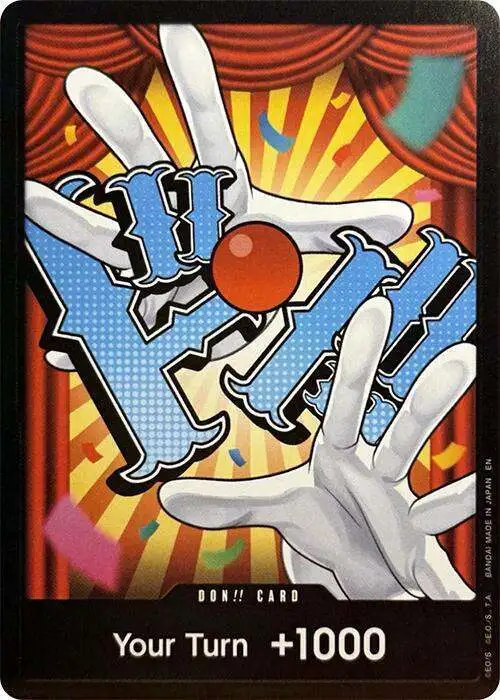 One Piece Trading Card Game Premium Booster -The Best- Vol. 2 FOIL DON!! Card [Buggy]