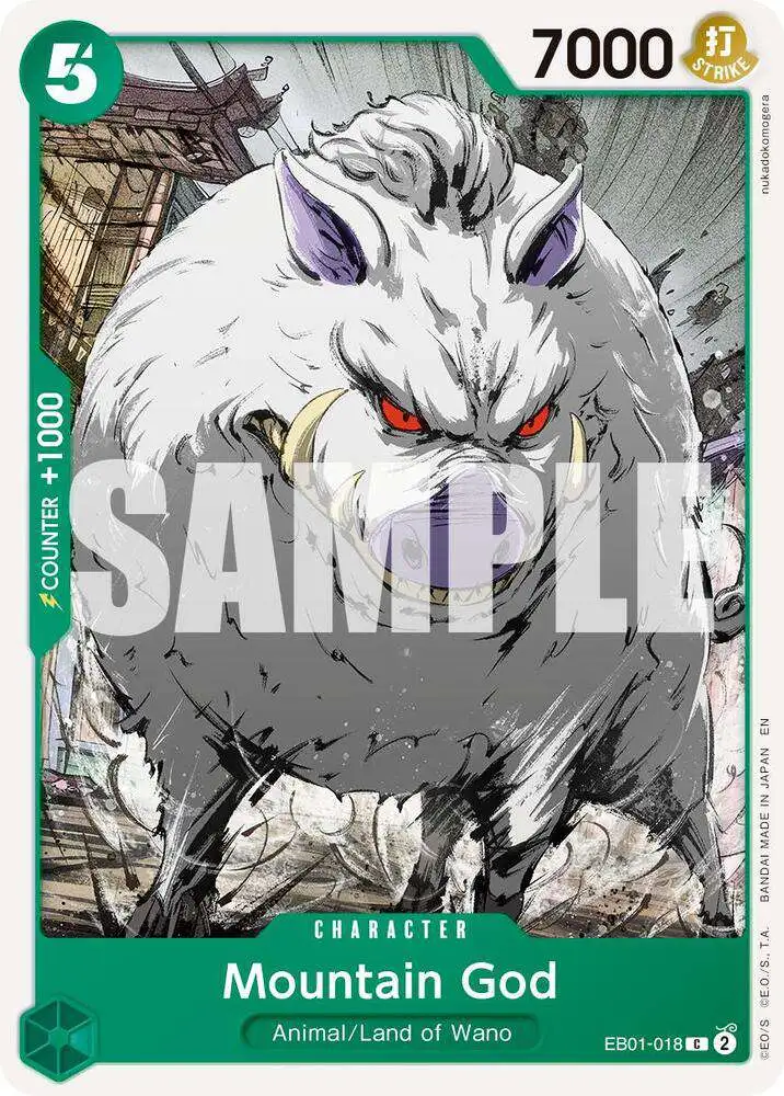 One Piece Trading Card Game Premium Booster -The Best- Vol. 2 Common Mountain God EB01-018 [Reprint]