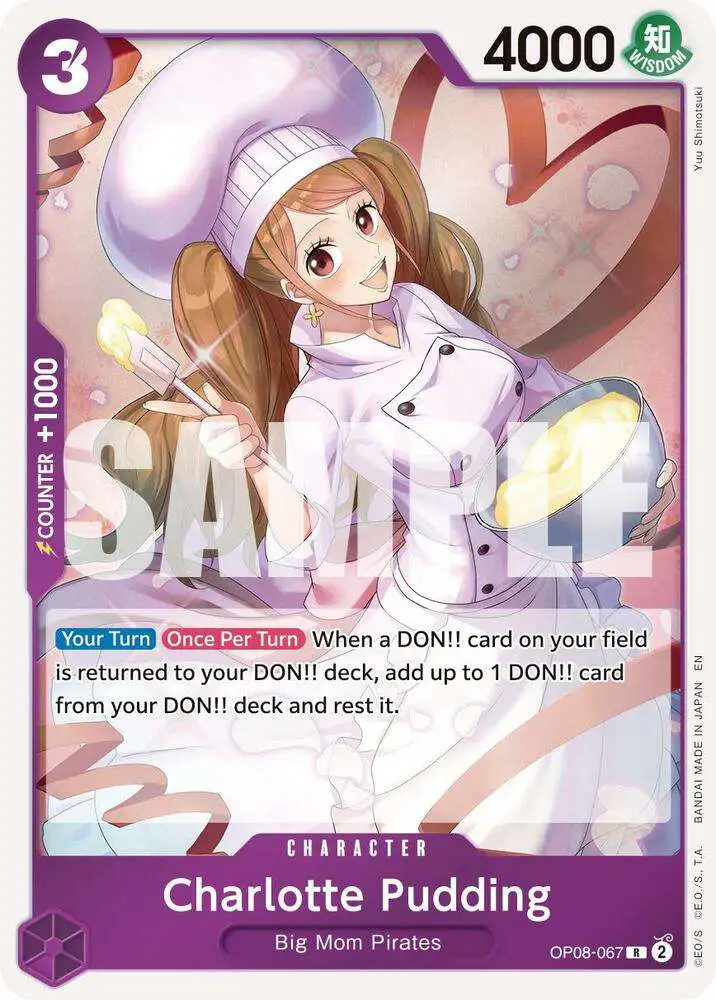 One Piece Trading Card Game Premium Booster -The Best- Vol. 2 Rare Charlotte Pudding - OP08-067 OP08-067 [Reprint]