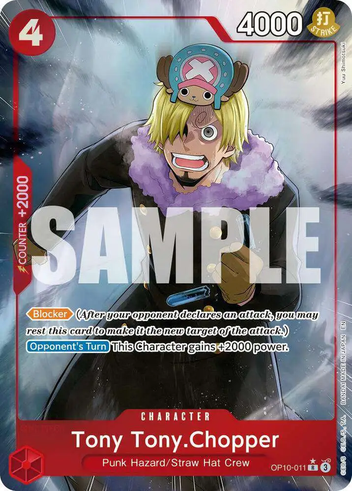 One Piece Trading Card Game Premium Booster -The Best- Vol. 2 Single Card R  Tony Tony.Chopper OP10-011 Alternate Art - ToyWiz