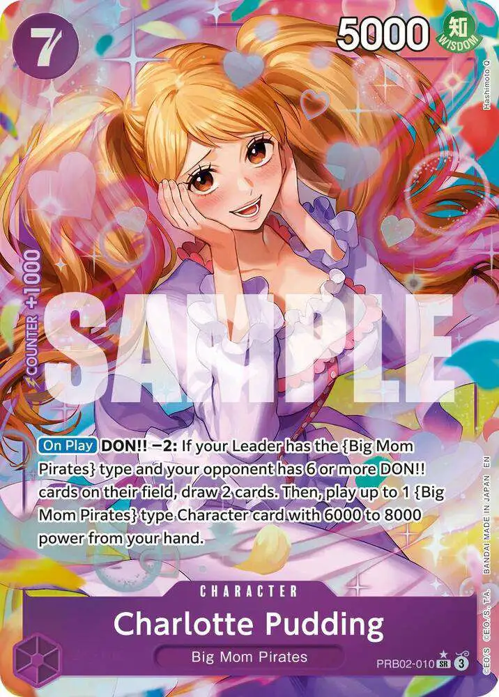 One Piece Trading Card Game Premium Booster -The Best- Vol. 2 Super Rare  Charlotte Pudding - PRB02-010 PRB02-010 [Alternate Art]