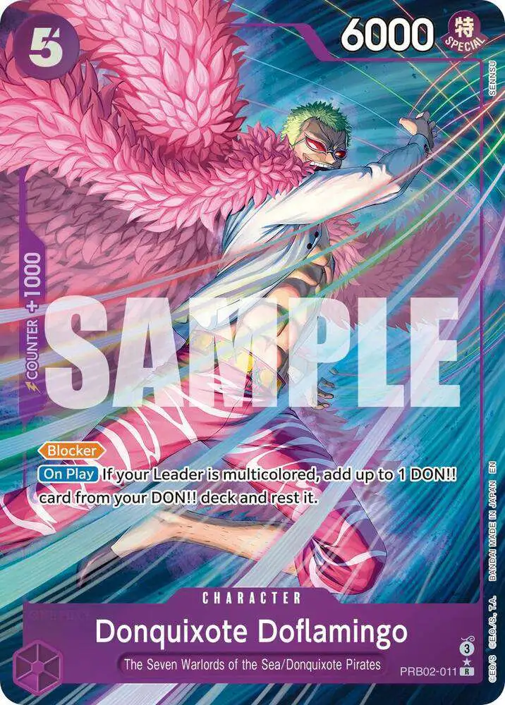 one piece tcg doflamingo deck OP01 Donquixote Doflamingo Custom Art main image 1