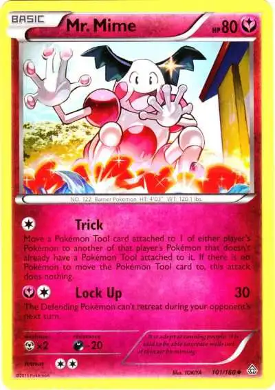 Pokemon X & Y Primal Clash Uncommon Mr. Mime #101