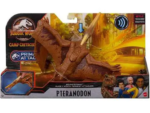 Jurassic World Camp Cretaceous Primal Attack Pteranodon Action Figure [Sound Strike, 2021 Version]