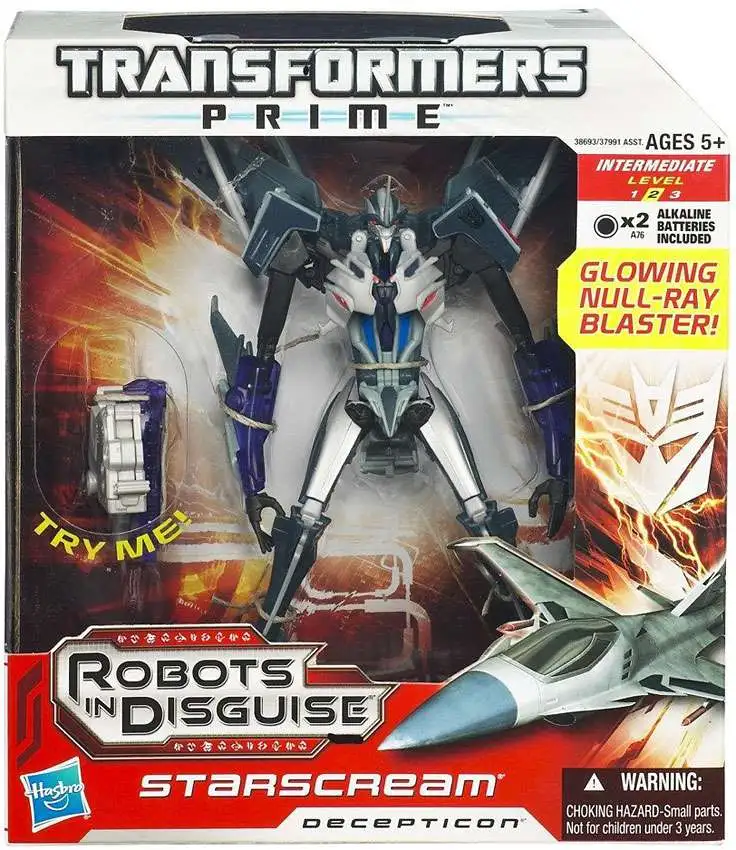 Transformers Prime Robots in Disguise Starscream Voyager Action Figure