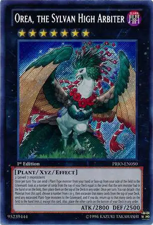 YuGiOh Trading Card Game Primal Origin Secret Rare Orea, the Sylvan High Arbiter PRIO-EN050