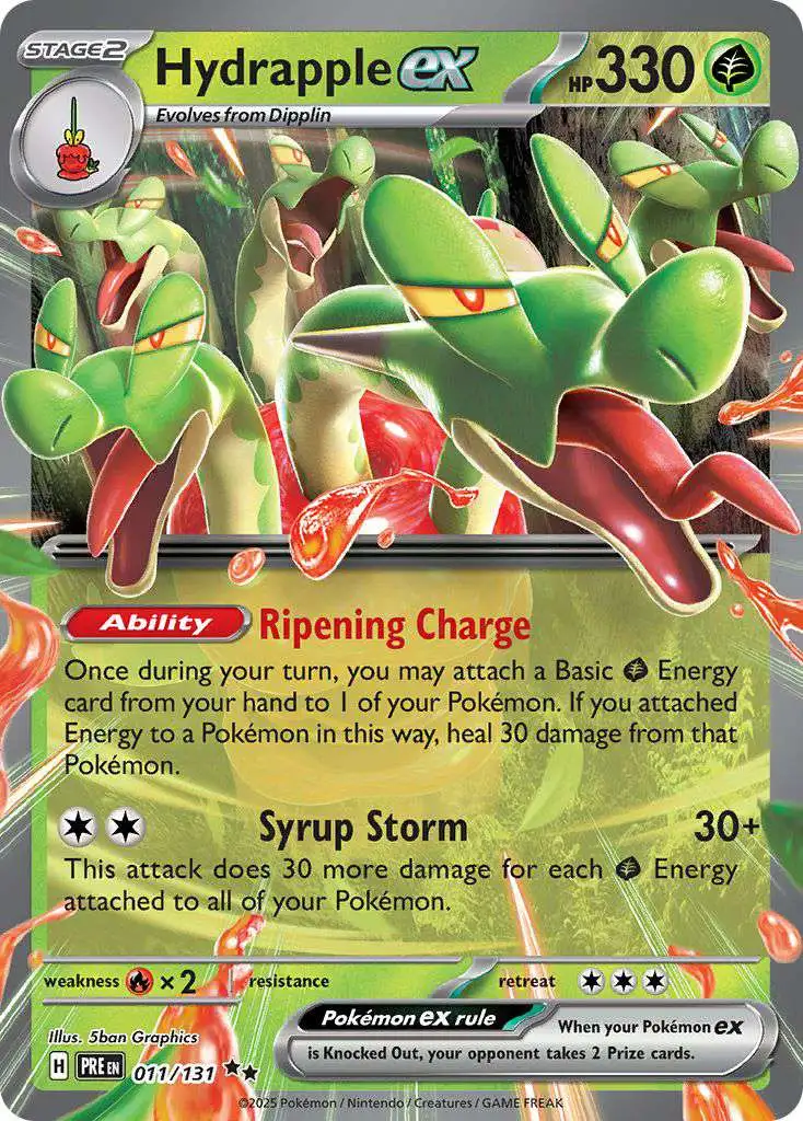 Pokemon Trading Card Game Prismatic Evolutions Double Rare Hydrapple ex #11