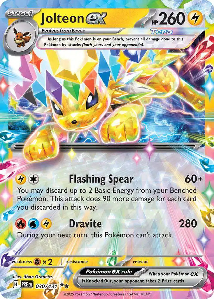 Pokemon Trading Card Game Prismatic Evolutions Single Card Double