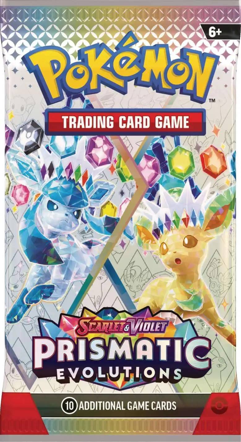 Pokemon Scarlet Violet Prismatic Evolutions Booster Bundle 6 Packs