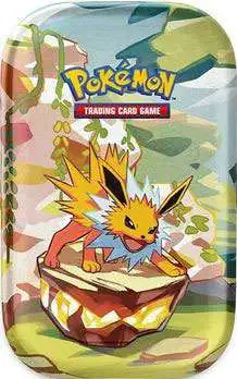 Pokemon Scarlet & Violet Prismatic Evolutions Jolteon Mini Tin [2 Booster Packs & Tin]