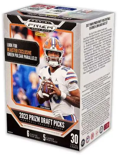 2023 Panini Prizm Draft Picks Football Trading Card Blaster Box : Target