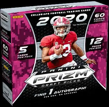 2020 Panini Prizm NFL Football MEGA box (40 cards/box) 1 Autograph per box