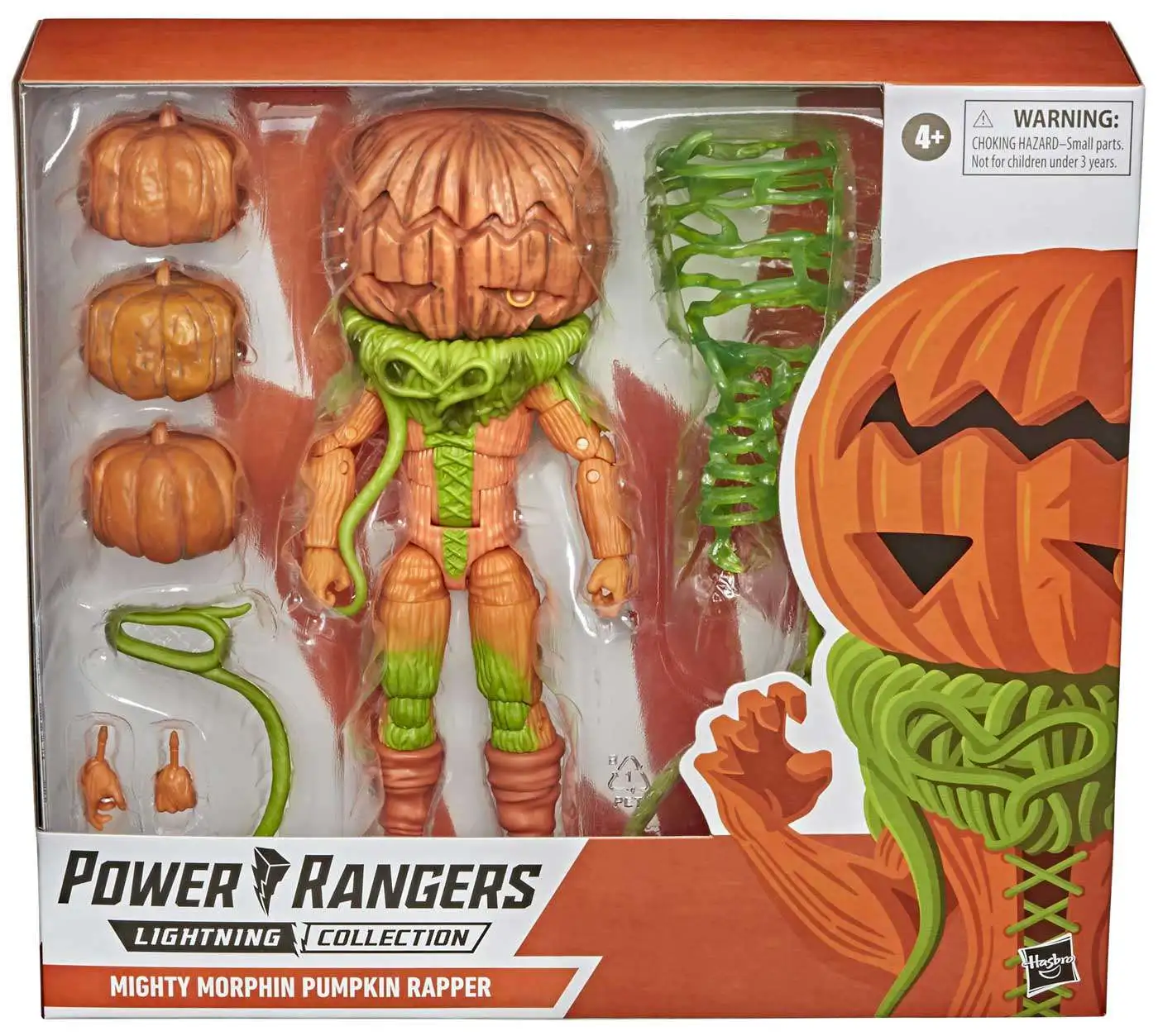 Power Rangers Mighty Morphin Lightning Collection Pumpkin Rapper Deluxe Action Figure [Damaged Package]