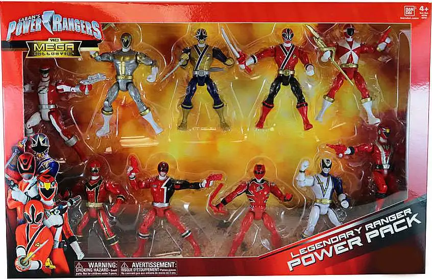 Power Rangers The Mega Collection Legendary Ranger Power Pack Exclusive Action Figure 10-Pack