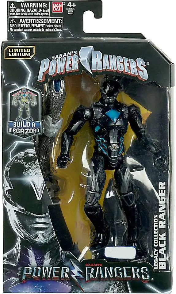 Saban's Power Rangers Legacy Collection 6.5 inch Black Ranger *Limited Edition 