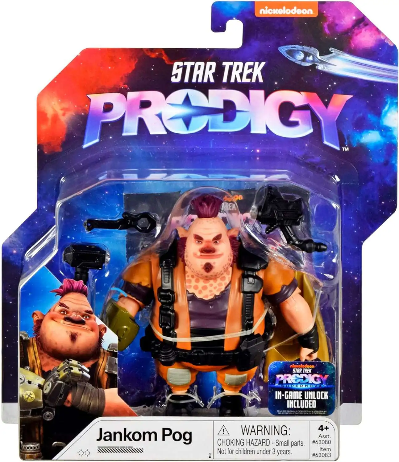 Star Trek Prodigy Jankom Pog Action Figure [Damaged Package]